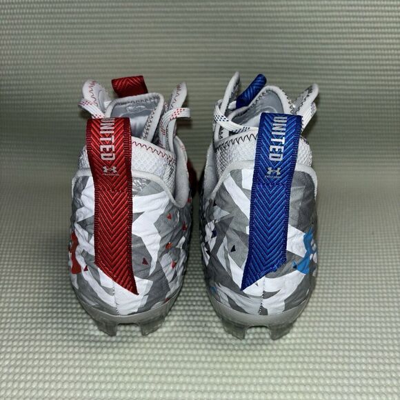 Under Armour UA Spotlight Clone MC LE USA Football Cleats Men Sz 11.5 3026335100 - Picture 4 of 9